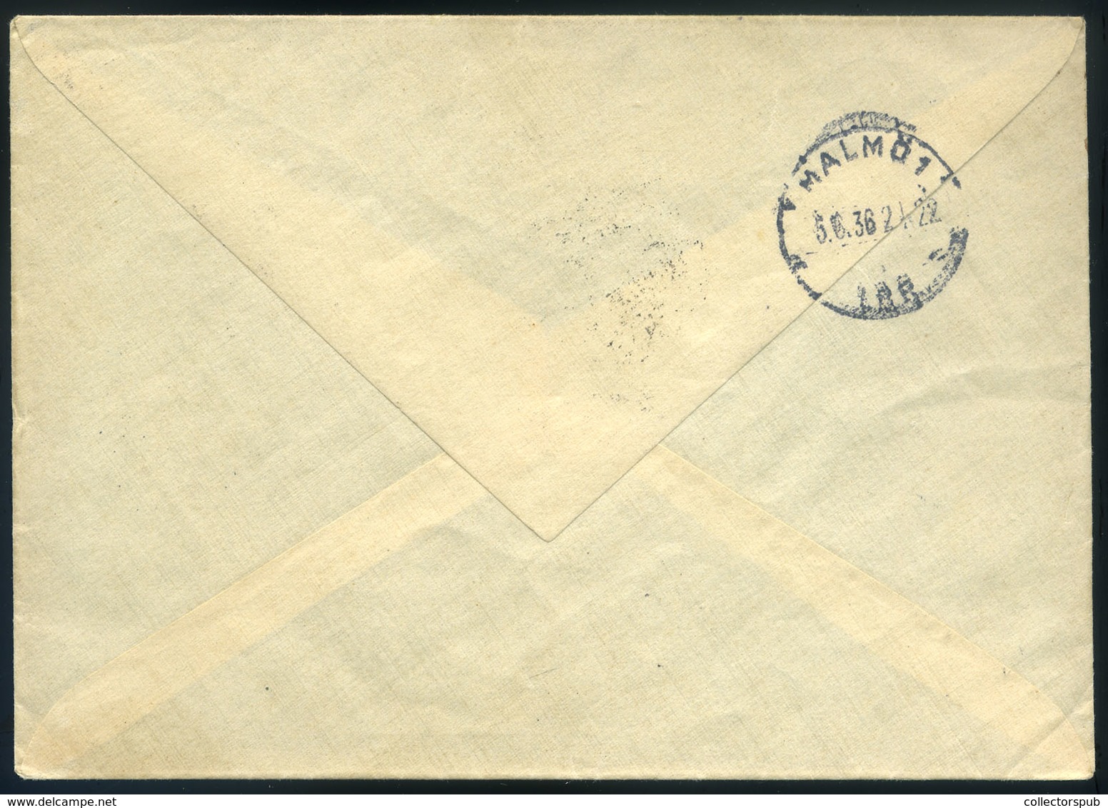 BUDAPEST 1936. Szép Légi Levél Svédországba Küldve  /  1936 Nice Airmail Letter To Sweden - Briefe U. Dokumente