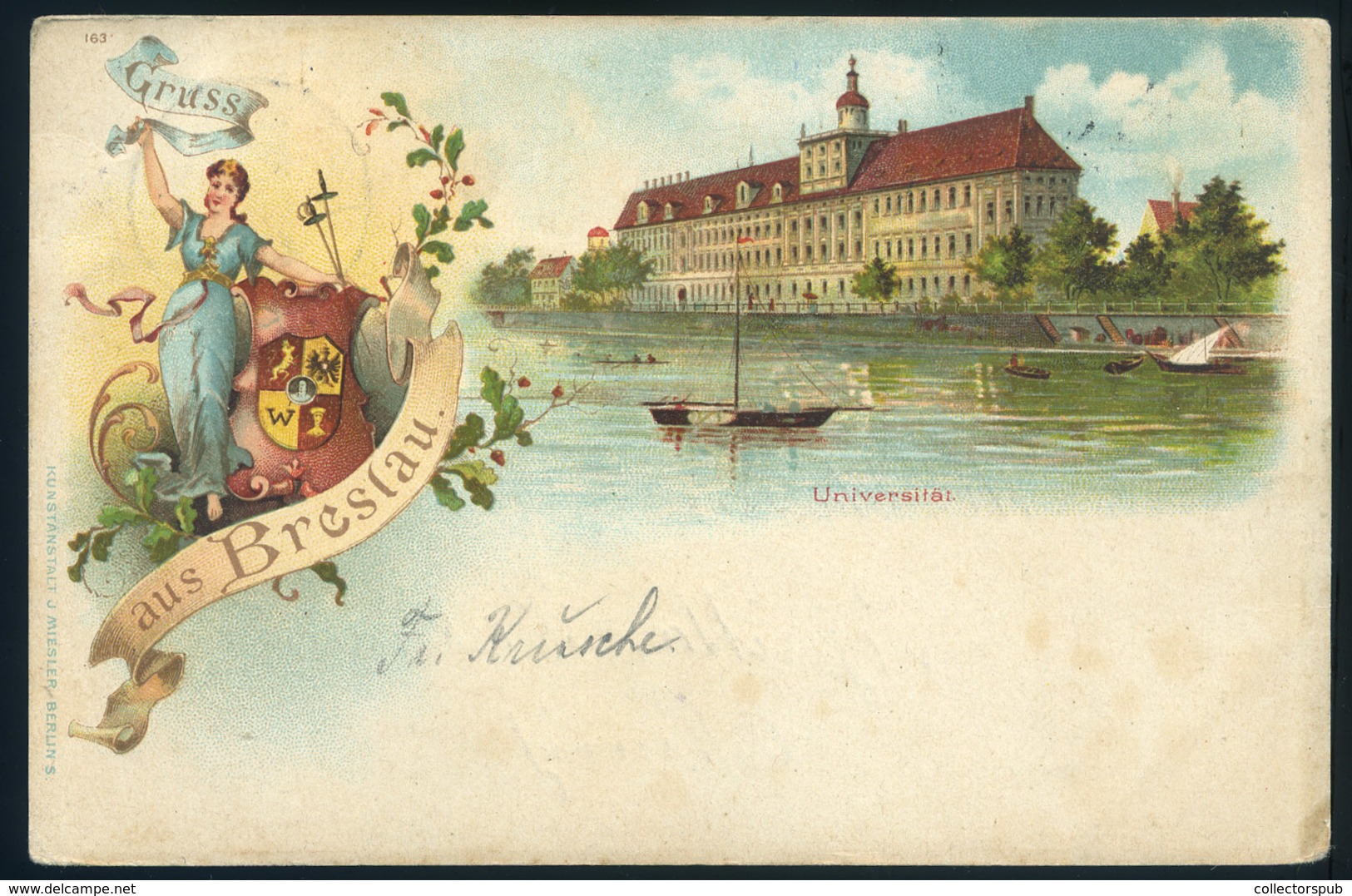 BRESLAU 1899. Litho Képeslap  /  Litho  Vintage Pic. P.card - Polen