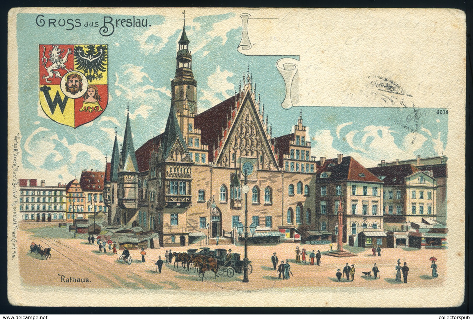 BRESLAU 1901. Litho Képeslap - Poland