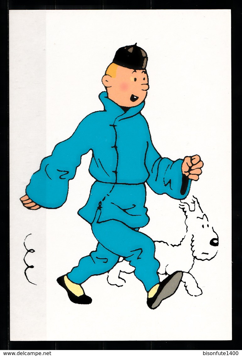 CP Tintin : Editions Hergé/Moulinsart N° 095 ( Recto-Verso ) - Bandes Dessinées
