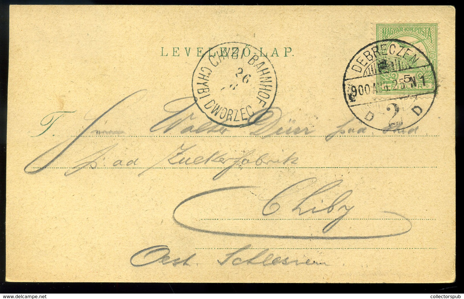 DEBRECEN 1900. Litho Képeslap - Hongarije