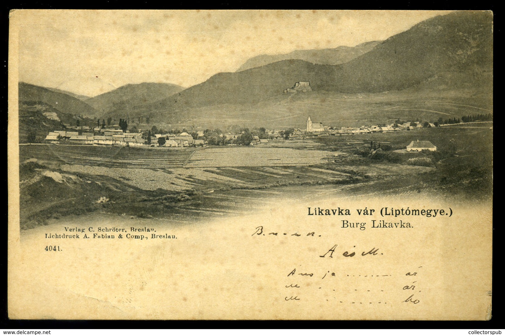 LIKAVKA 1902. égi Képeslap - Hongarije