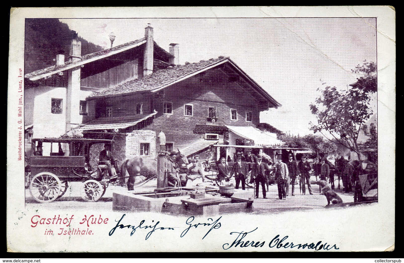 AUSZTRIA 1901. Iselthale Régi Képeslap - Hongarije