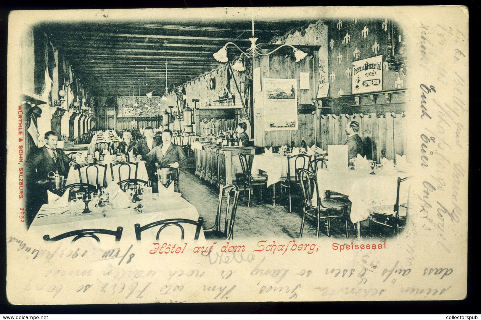 AUSZTRIA 1901. Hotel Auf Dem Schafberg Régi Képeslap - Hongarije