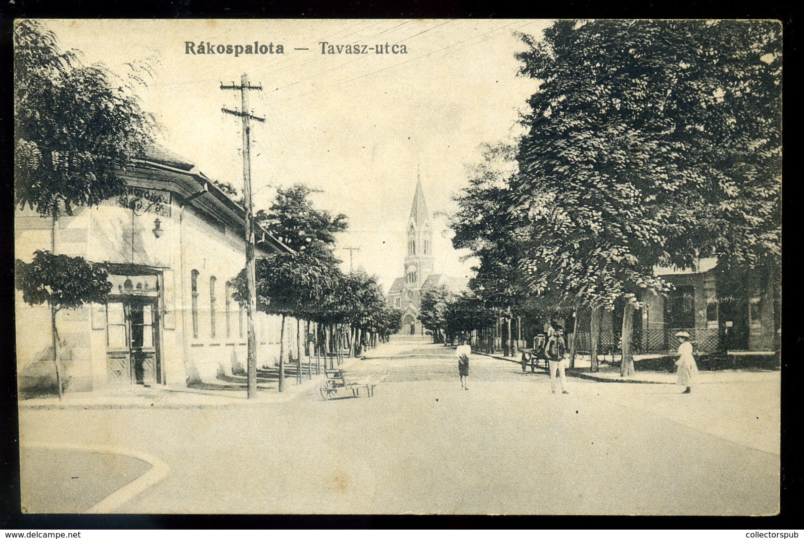 RÁKOSPALOTA   Tavasz Utca, Régi Képeslap  /  Tavasz St.  Vintage Pic. P.card - Hongarije