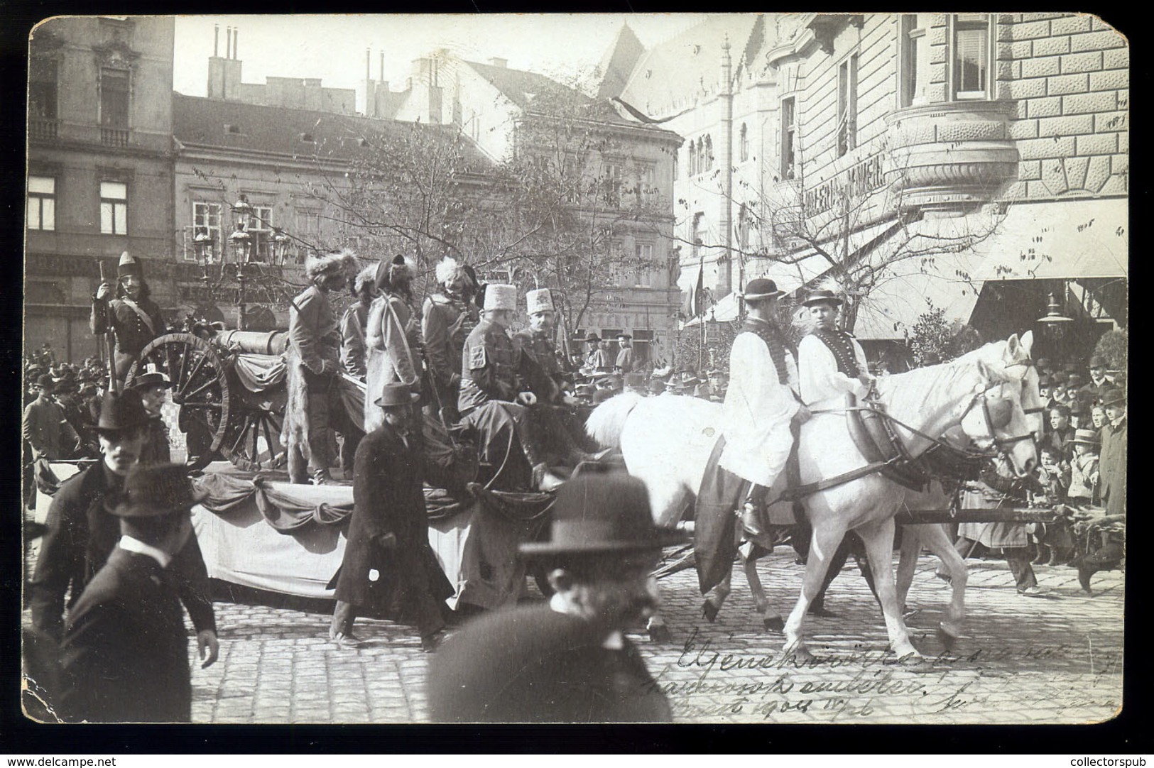 BUDAPEST 1904 .Rákóczi Ünnepély , Ritka Fotós Képeslap - Hongarije