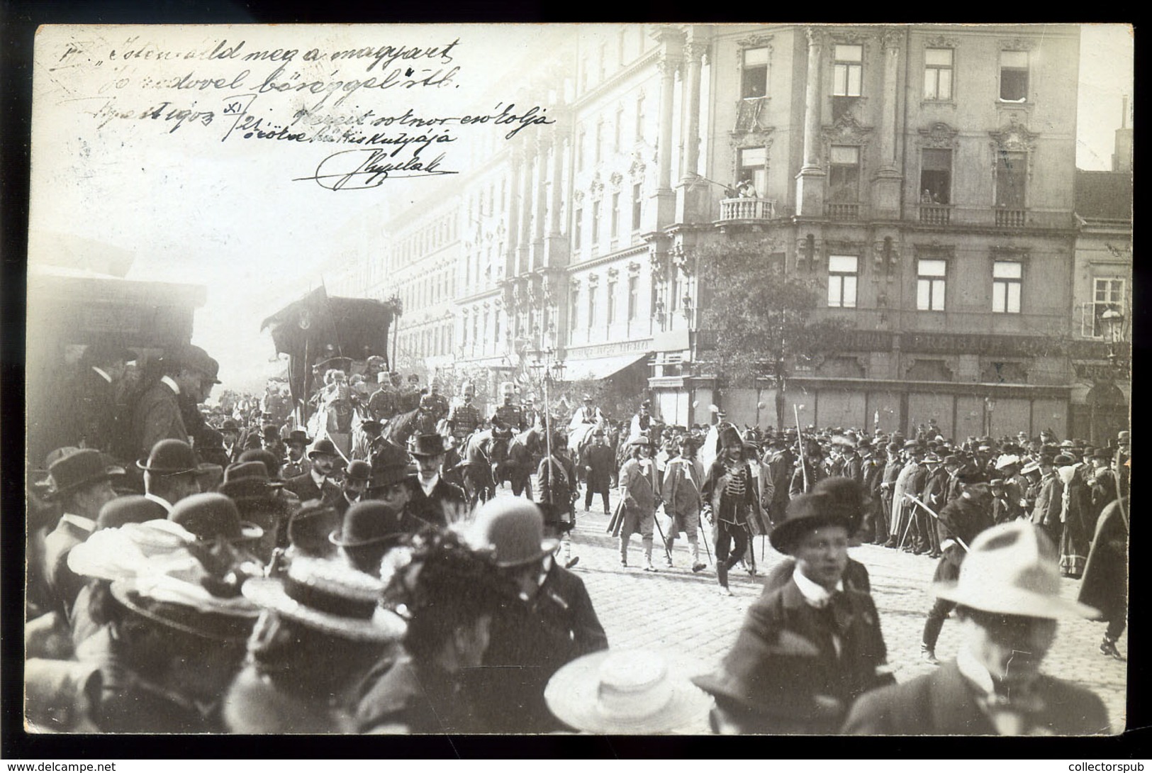 BUDAPEST 1904 .Rákóczi Ünnepély , Ritka Fotós Képeslap - Hongarije