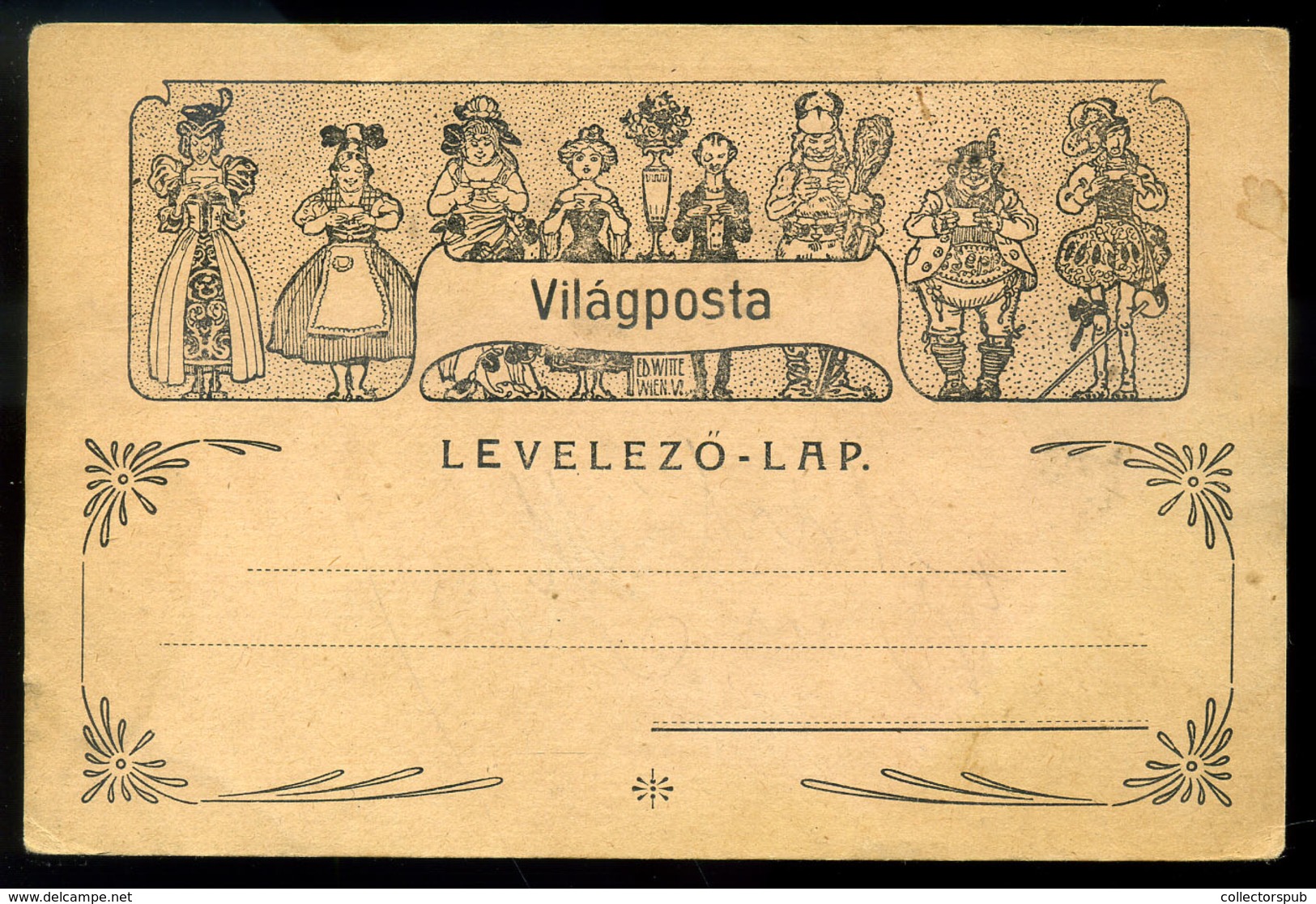 Világposta Levelezőlap - Hongarije