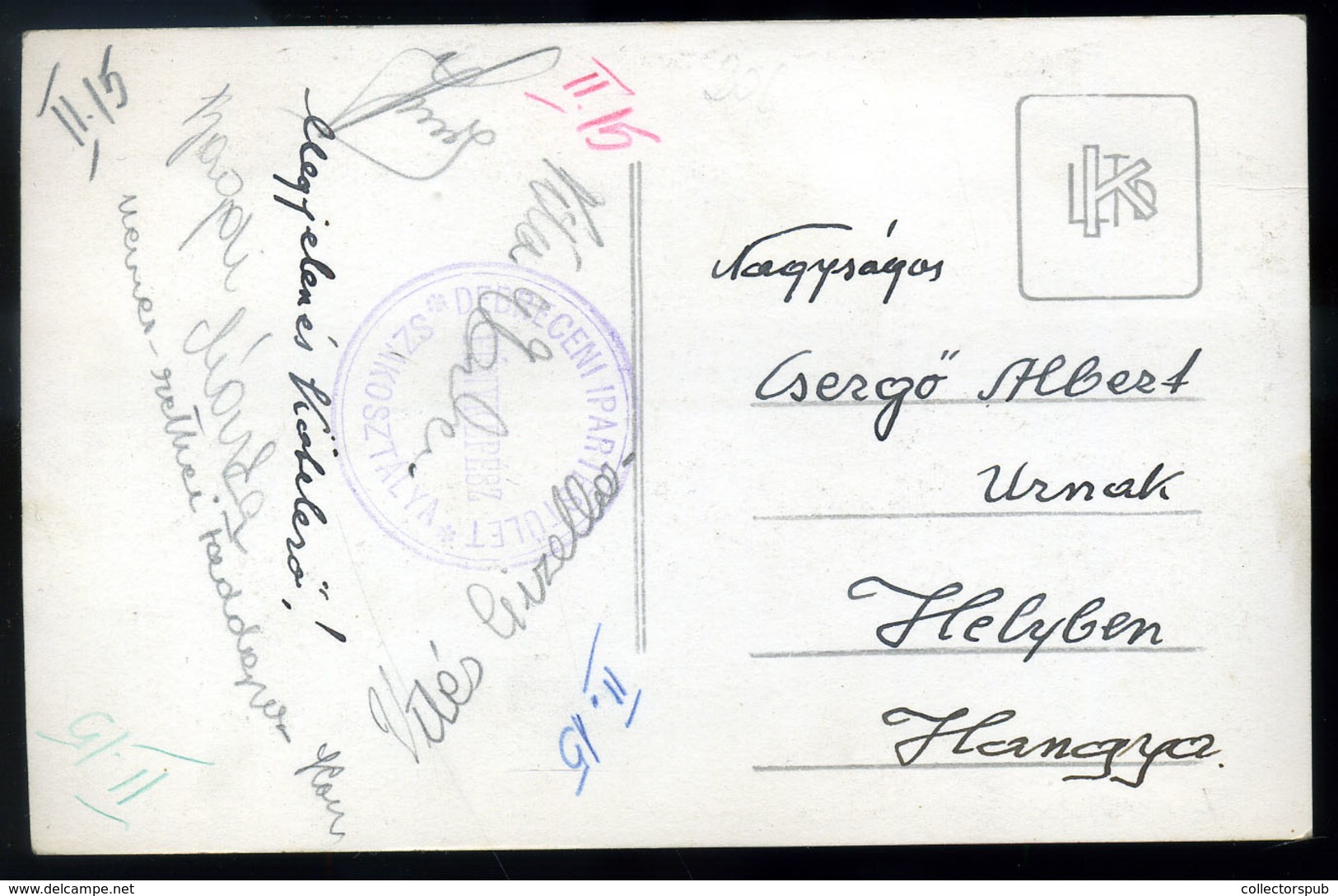 DEBRECEN 1941. Debreceni Fényképészek Farsang, Régi Képeslap  /  Photographers Of Debrecen  Vintage Pic. P.card - Hongarije