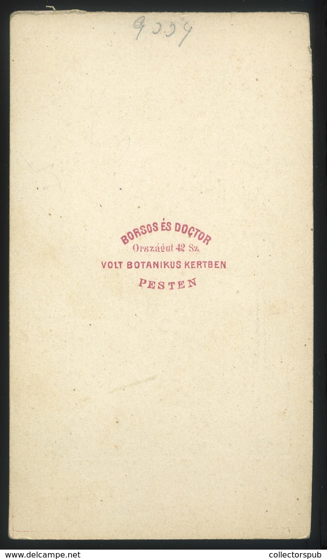 PEST 18665.  Borsos és Doctor : Ismeretlen Hölgy,  Visit Fotó - Andere & Zonder Classificatie