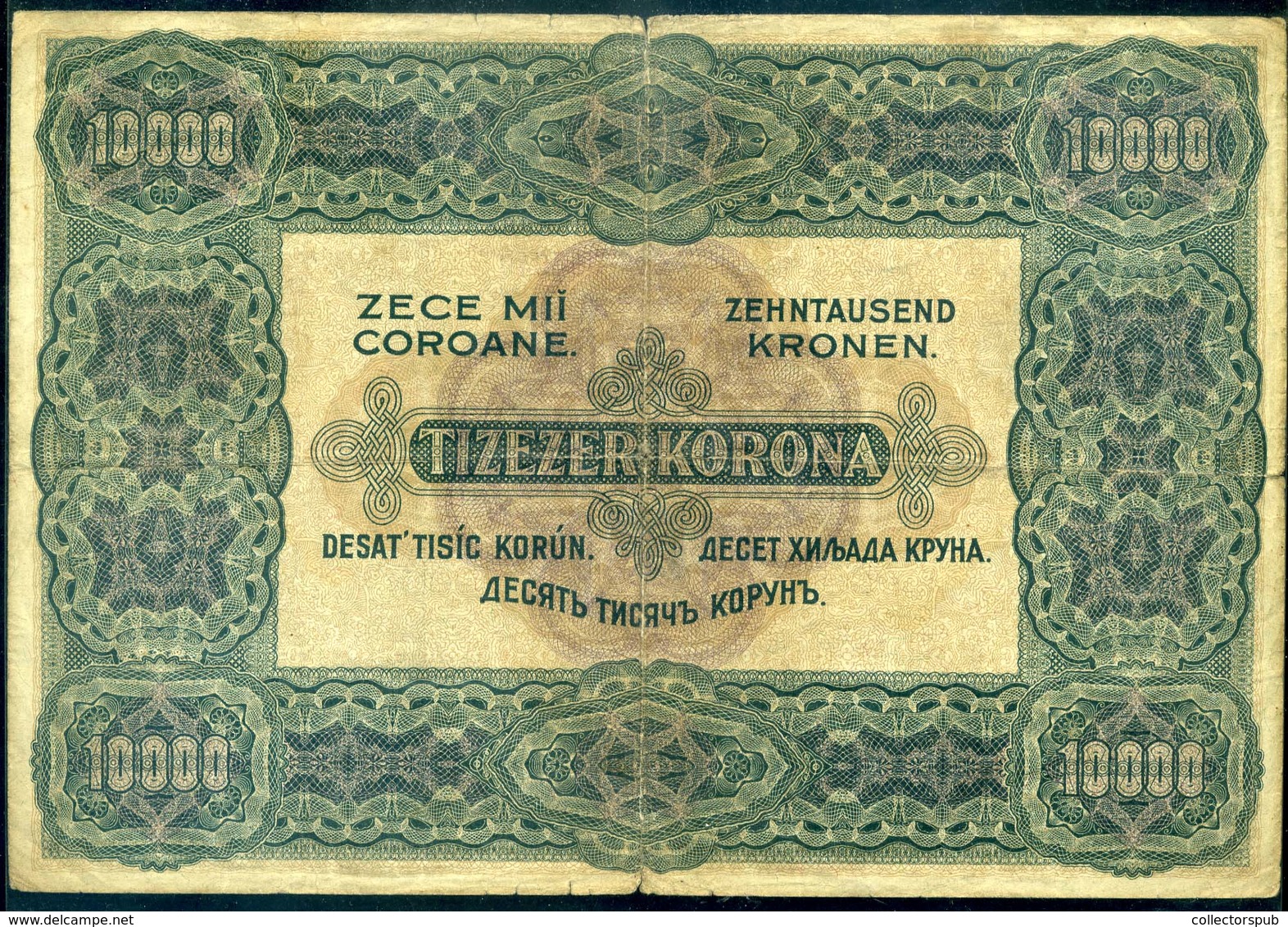 10000 KORONA 1920. - Unclassified