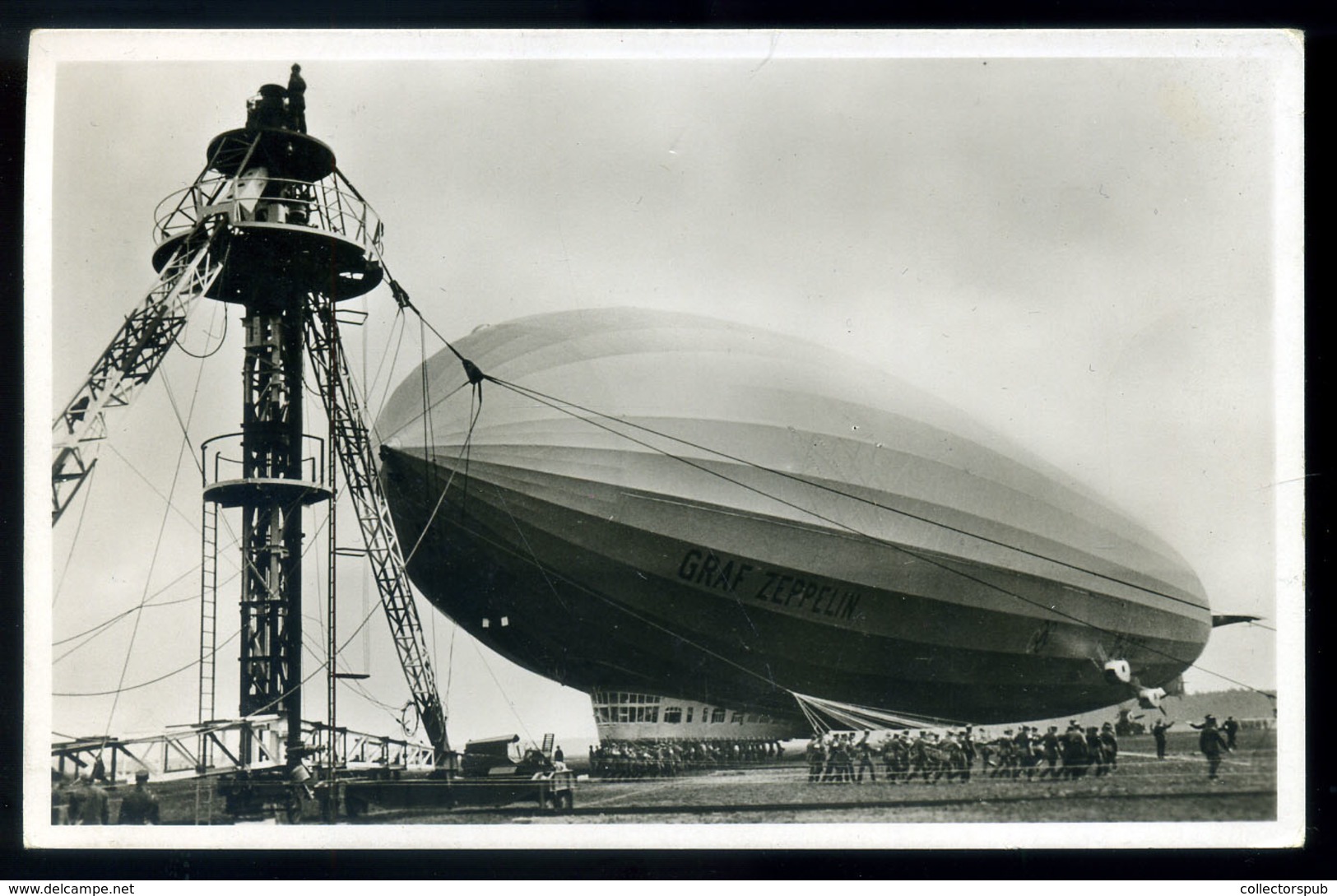 ZEPPELIN Régi Fotós Képeslap  /  ZEPPELIN Photo Vintage Pic. P.card - Hungary