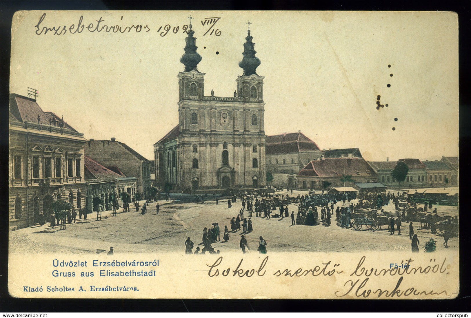 ERZSÉBETVÁROS 1902. Régi Képeslap  /   Vintage Pic. P.card - Hungary