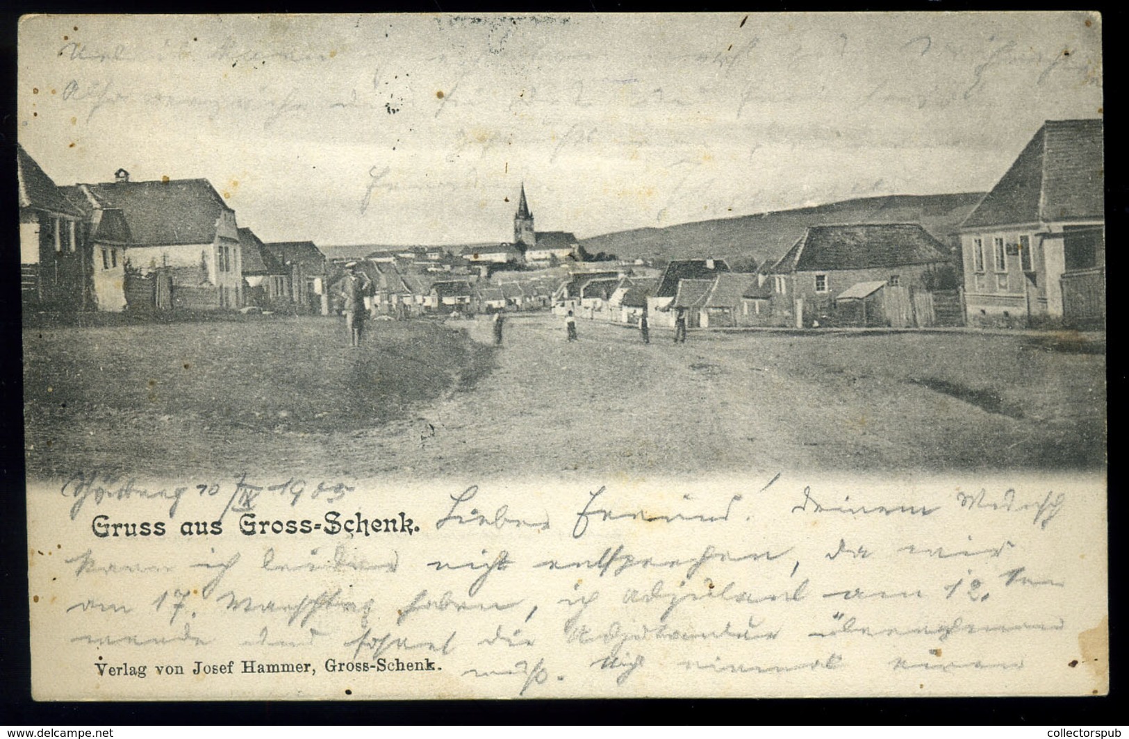 NAGYSENK 1905.  Régi Képeslap  /   Vintage Pic. P.card - Ungarn