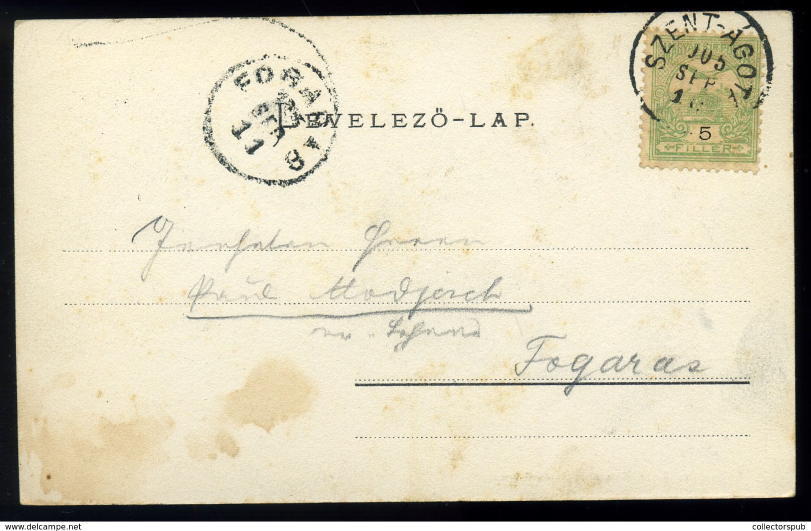 NAGYSENK 1905.  Régi Képeslap  /   Vintage Pic. P.card - Hongarije