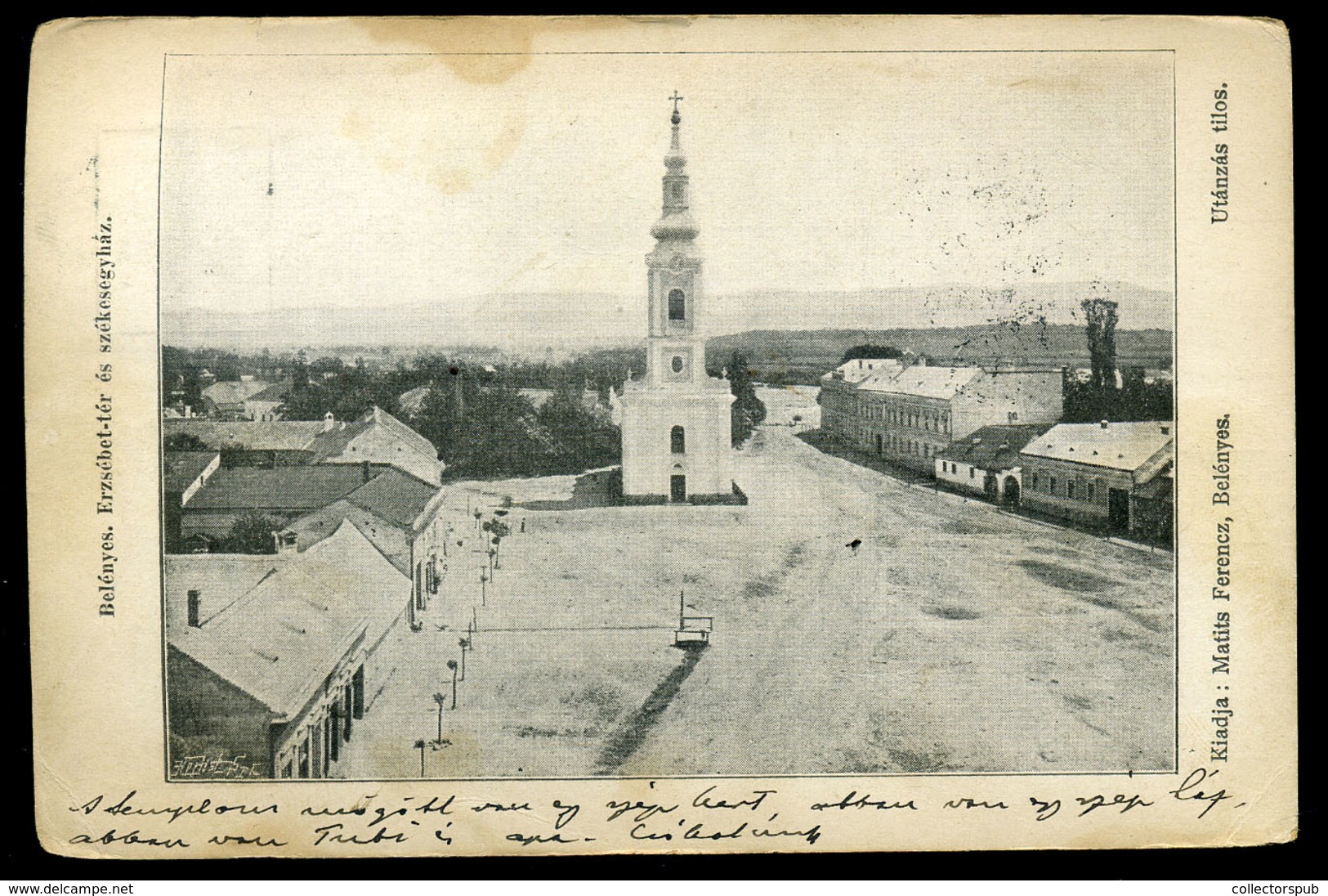 BELÉNYES 1902. Régi Képeslap  /   Vintage Pic. P.card - Hongarije