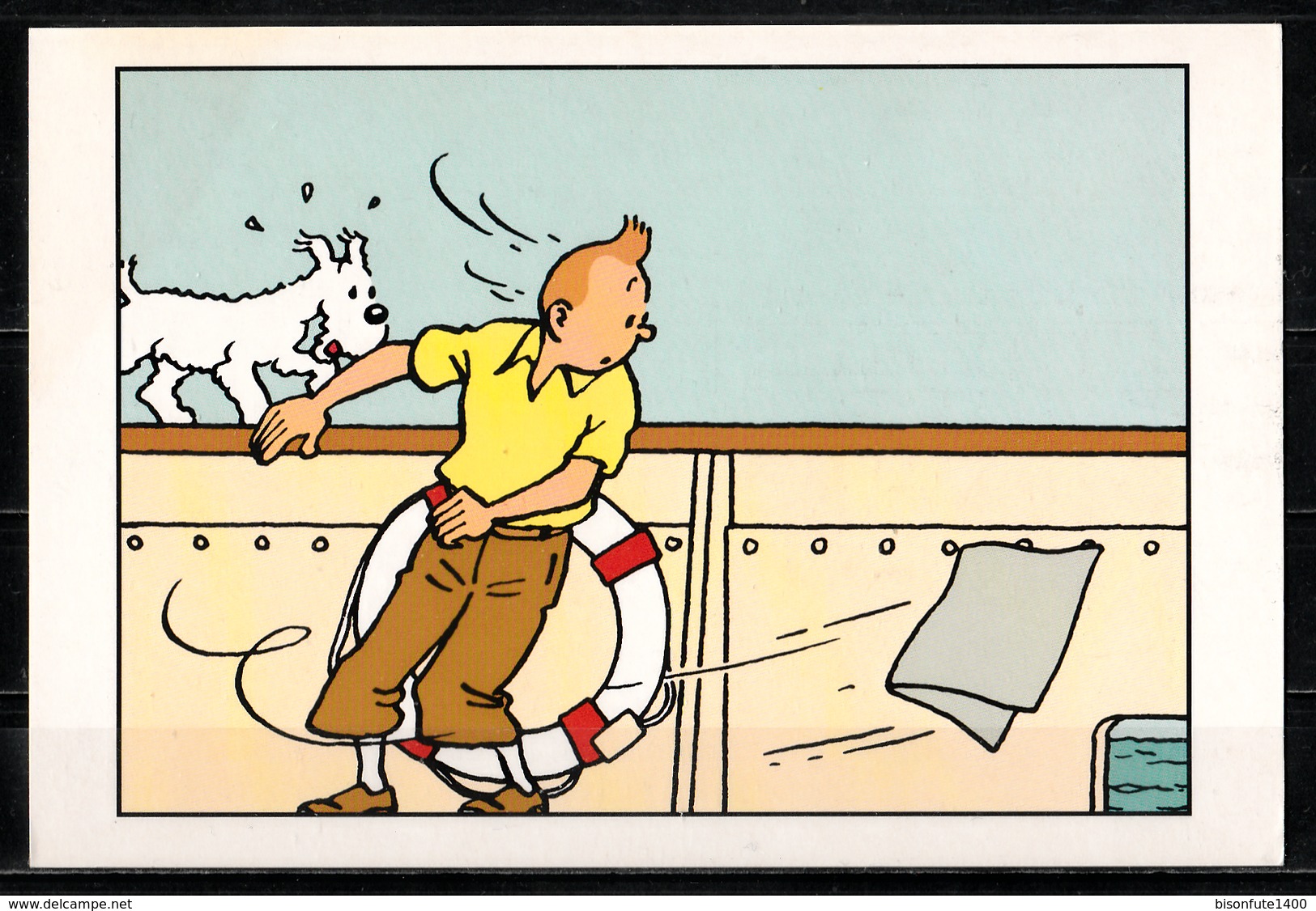 CP Tintin : Editions Hergé/Moulinsart N° 030 ( Recto-Verso ) - Bandes Dessinées