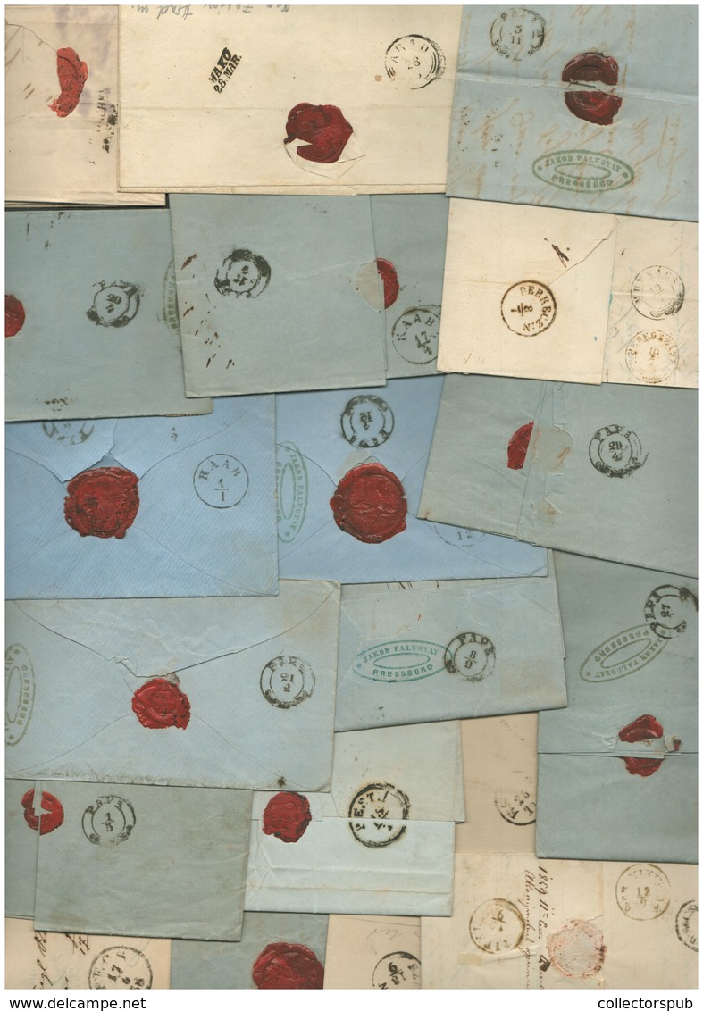 1850-67. 19db Levél, Többféle Bérmentesítéssel. Jó Minőség, Jó Tétel. - Used Stamps