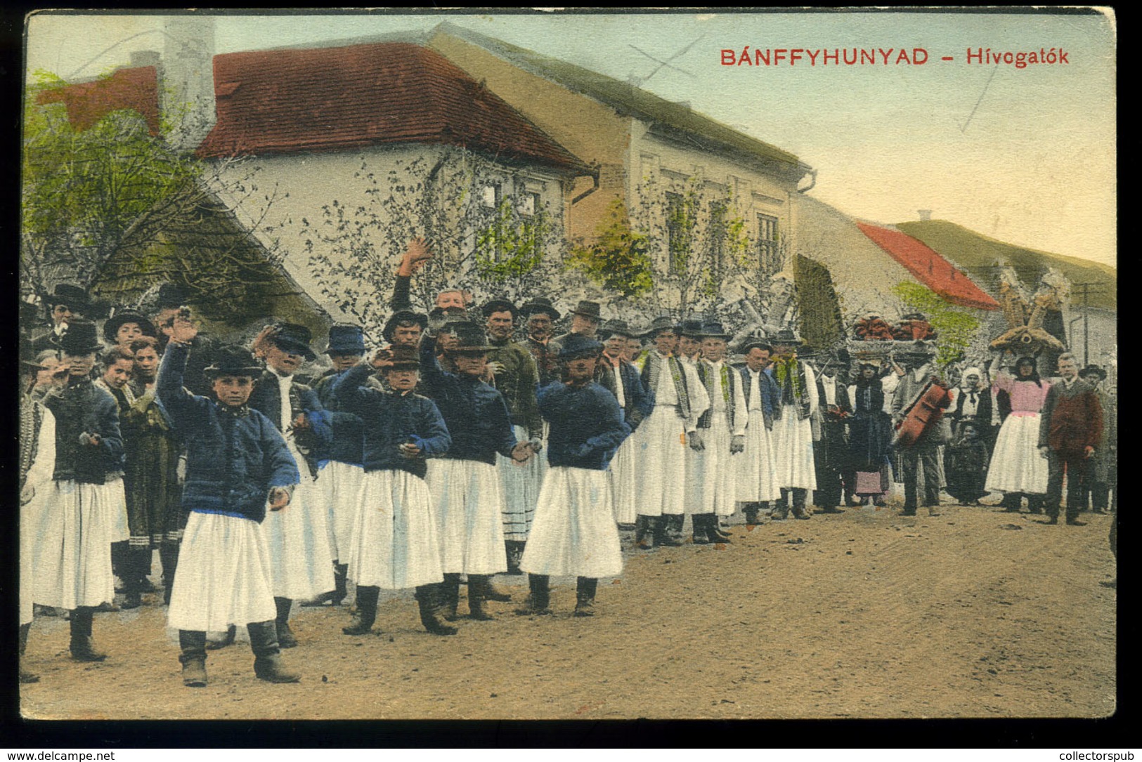 BÁNFFYHUNYAD 1915 Népviselet,régi Képeslap - Hongarije