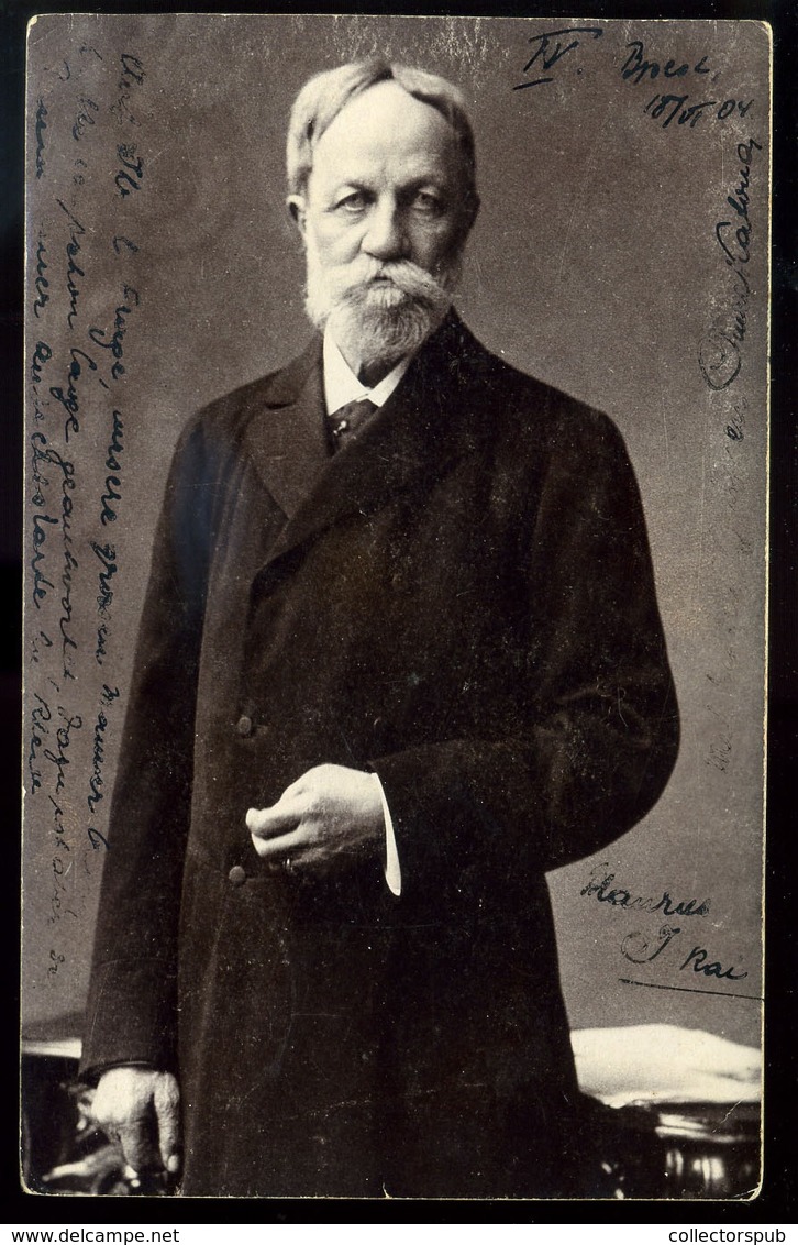 1904. Jókai , Fotós Képeslap Hollandiába Küldve - Gebraucht