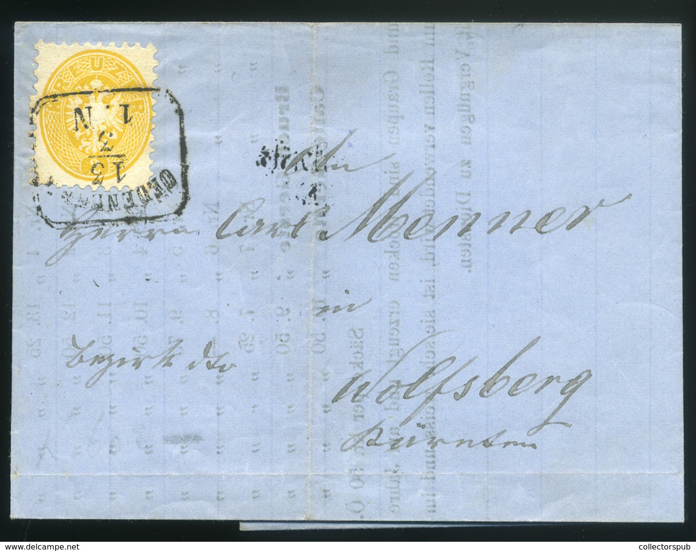 SOPRON 1864. Dekoratív 2kr-os , Postázorr árjegyzék - Used Stamps