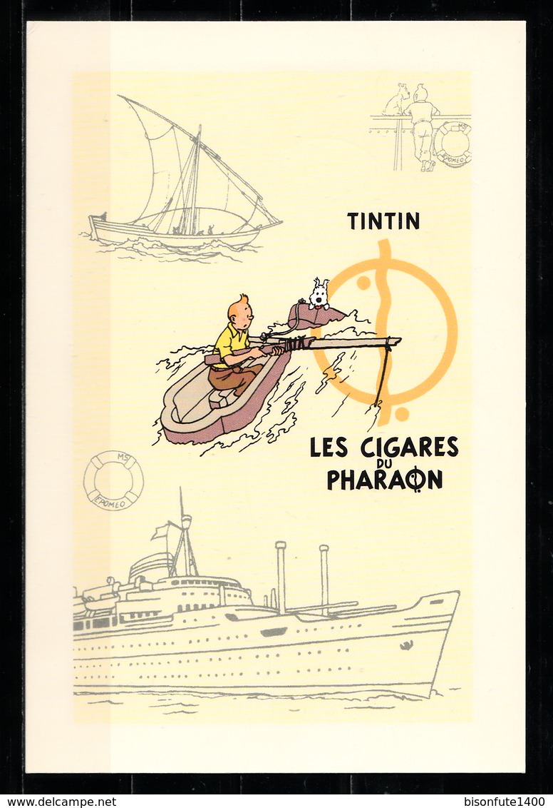 CP Tintin : Editions Hergé/Moulinsart N° 30156 ( Recto-Verso ) - Bandes Dessinées