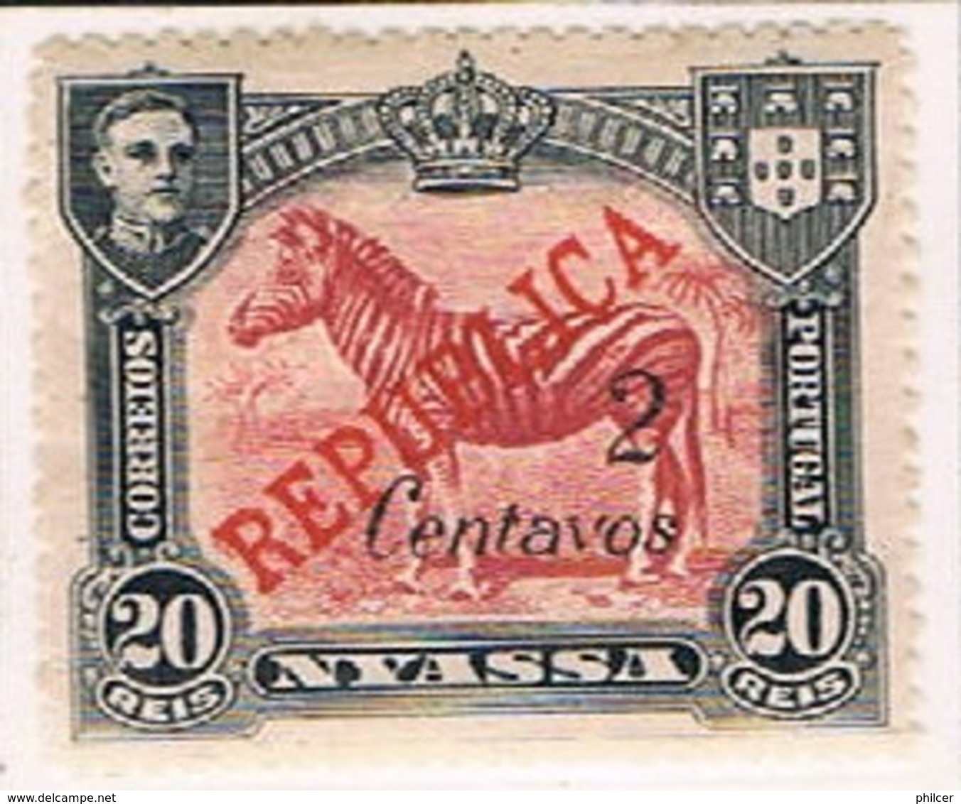 Companhia De Nyassa, 1921, # 86, MH - Nyassa