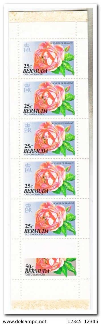 Bermuda 1993, Postfris MNH, Roses, Flowers ( 2 Booklets, Carnets ) - Bermuda