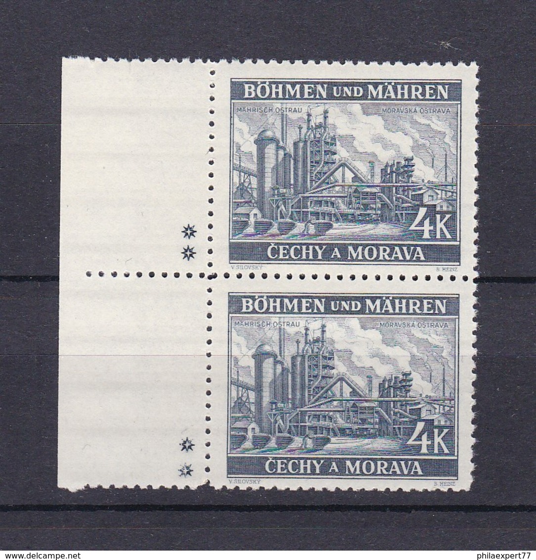 Böhmen Und Mähren - 1939/42 - Michel Nr. 34 Pl.-St. - Besetzungen 1938-45