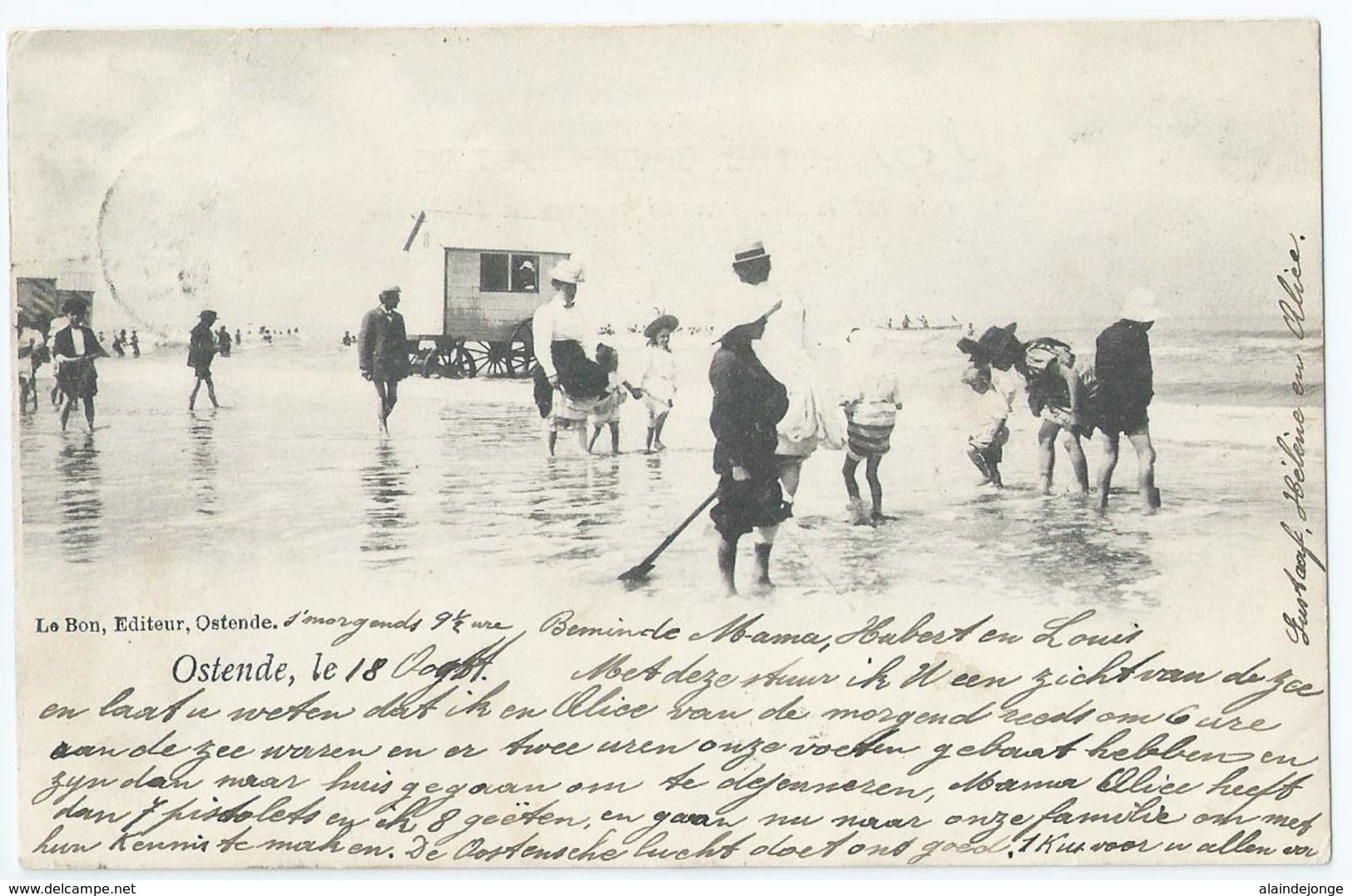 Oostende - Ostende - Baigneuse - Baadster - Le Bon Editeur - 1912 - Oostende