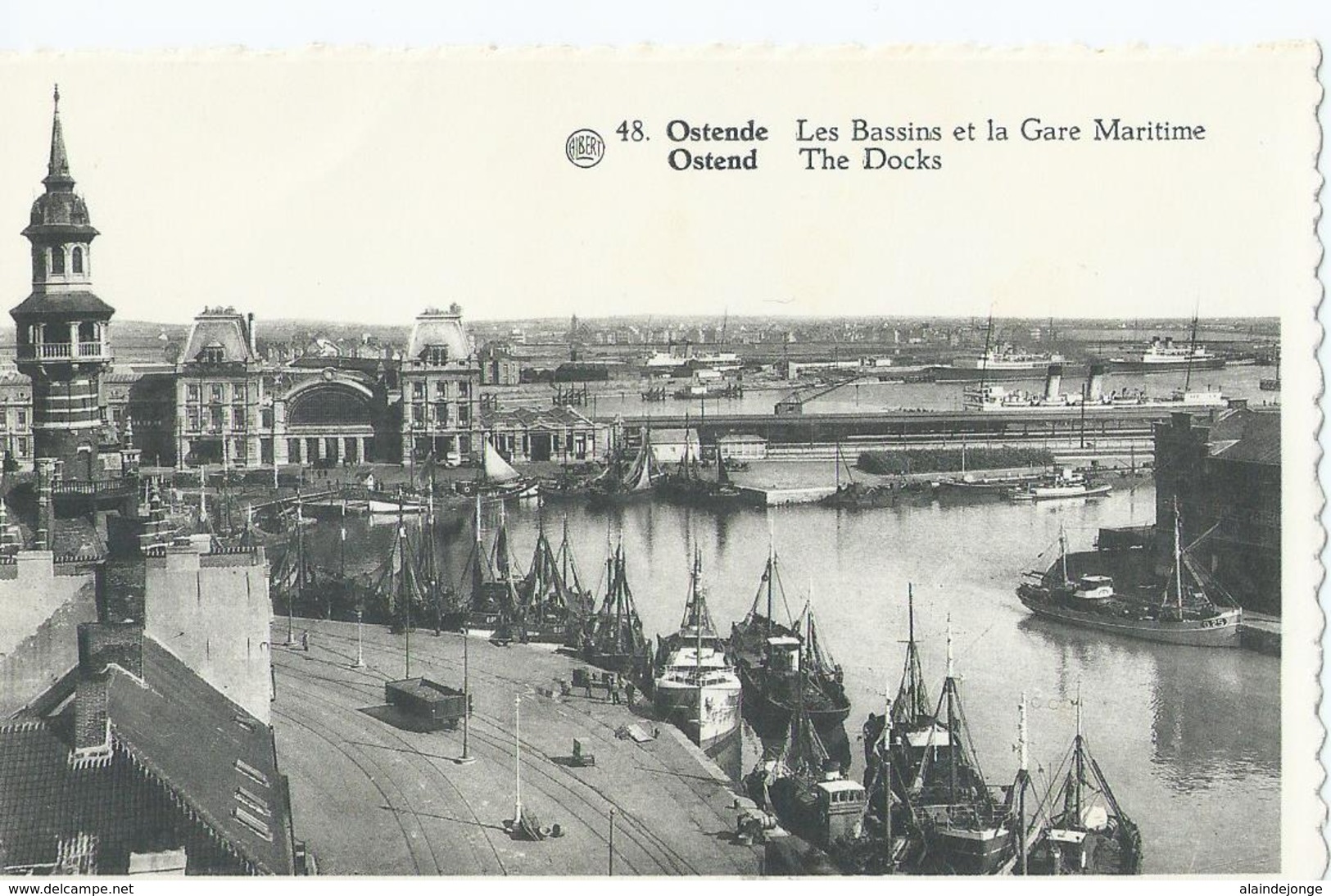 Oostende - Ostende - Les Bassins Et La Gare Maritime - The Docks - Albert 48 - Oostende