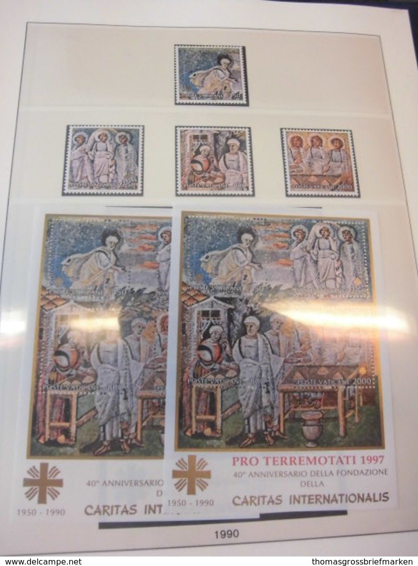 Sammlung Vatikan Von 1960-1999, Postfrisch MNH Komplett Incl. Block 12 I (50040) - Sammlungen