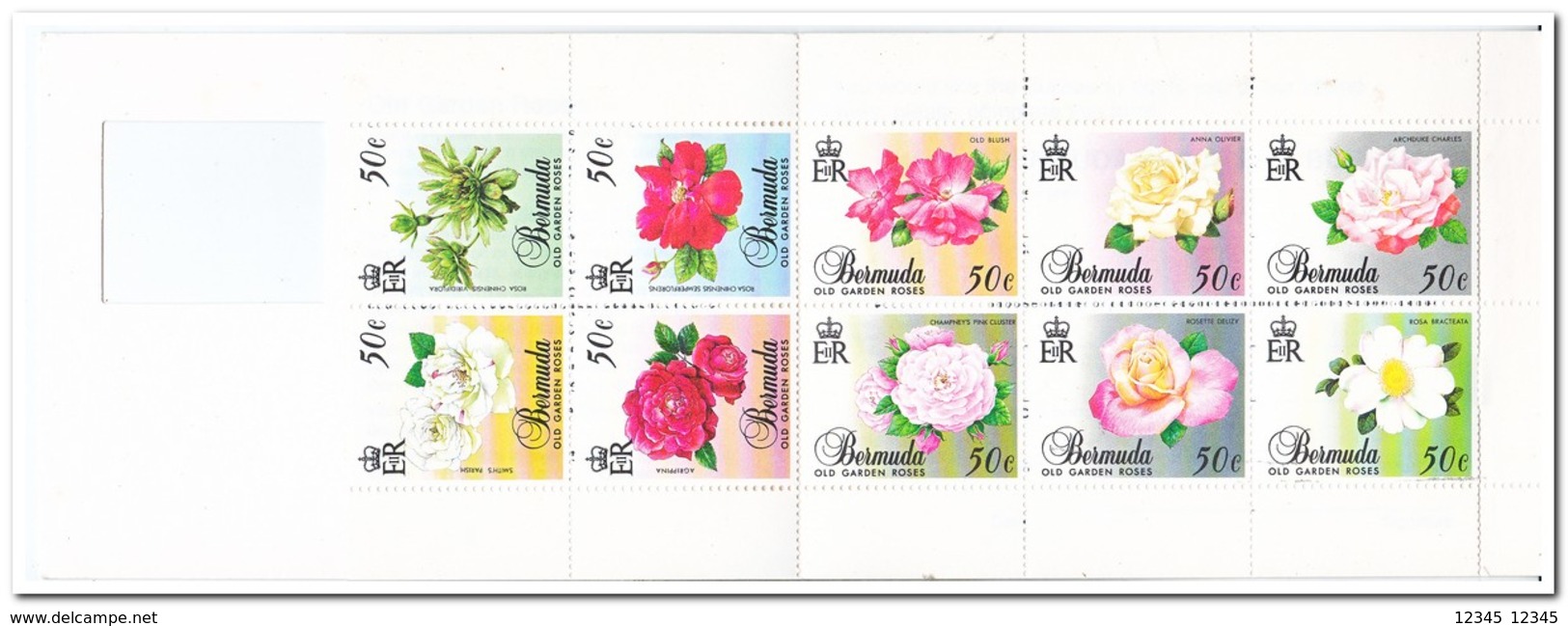 Bermuda 1989, Postfris MNH, Roses, Flowers - Bermuda