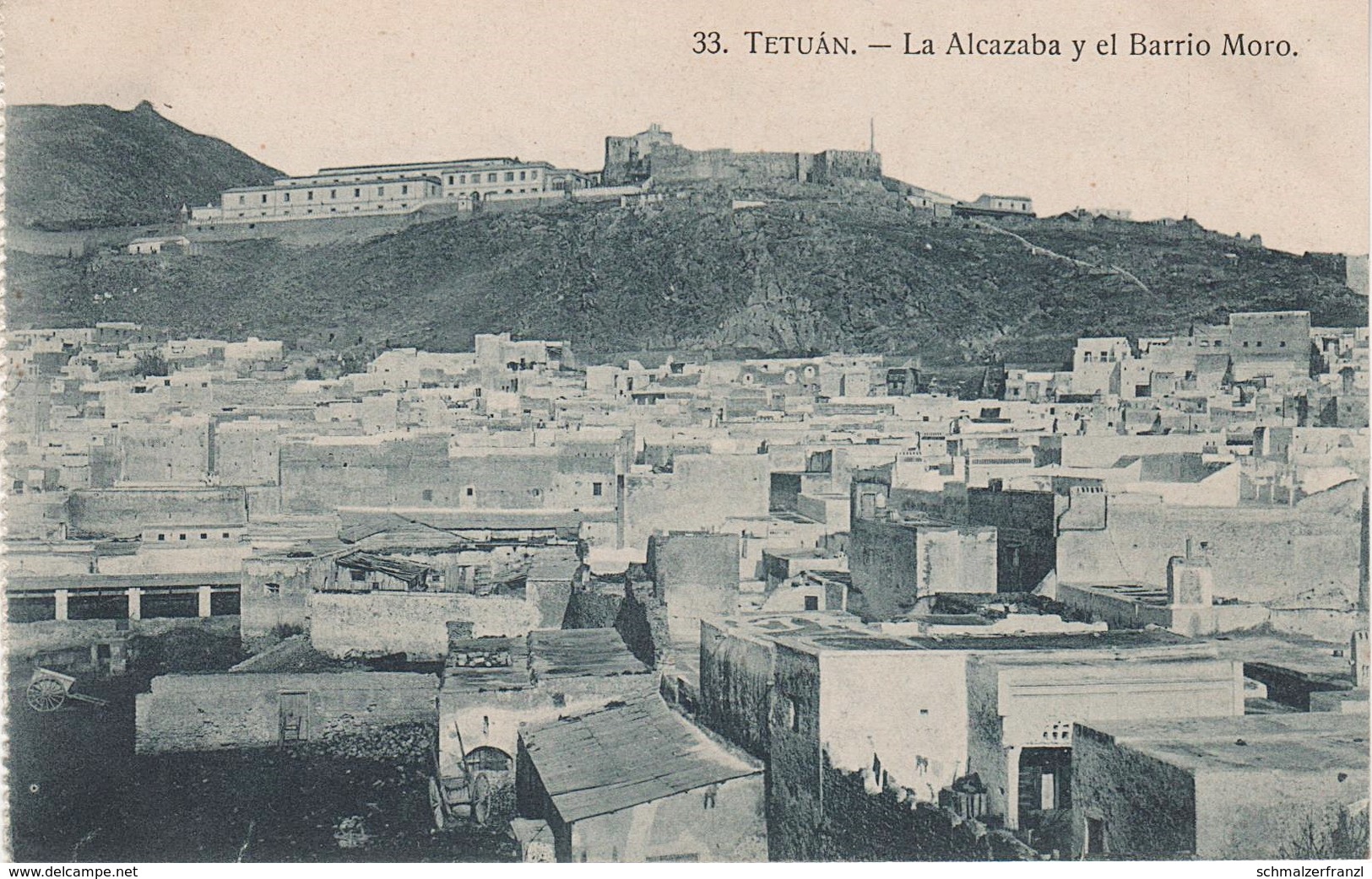 CPA - AK Tetuán Tétouan تطوان  Alcazaba Barrio Moro A Tanger Ceuta Marokko المغرب Morocco Maroc Marruecos Afrique Afrika - Tanger