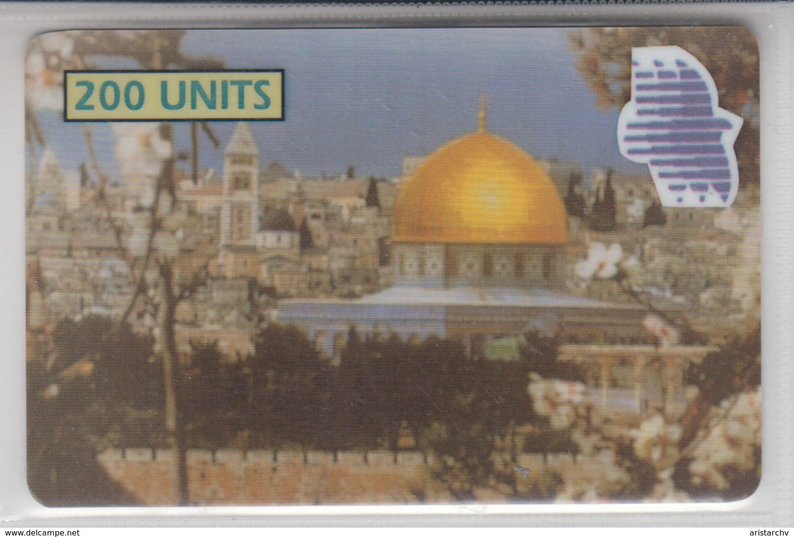 PALESTINE 2000 R.Y.F. COM AL AQSA MOSQUE MINT PHONE CARD - Palästina