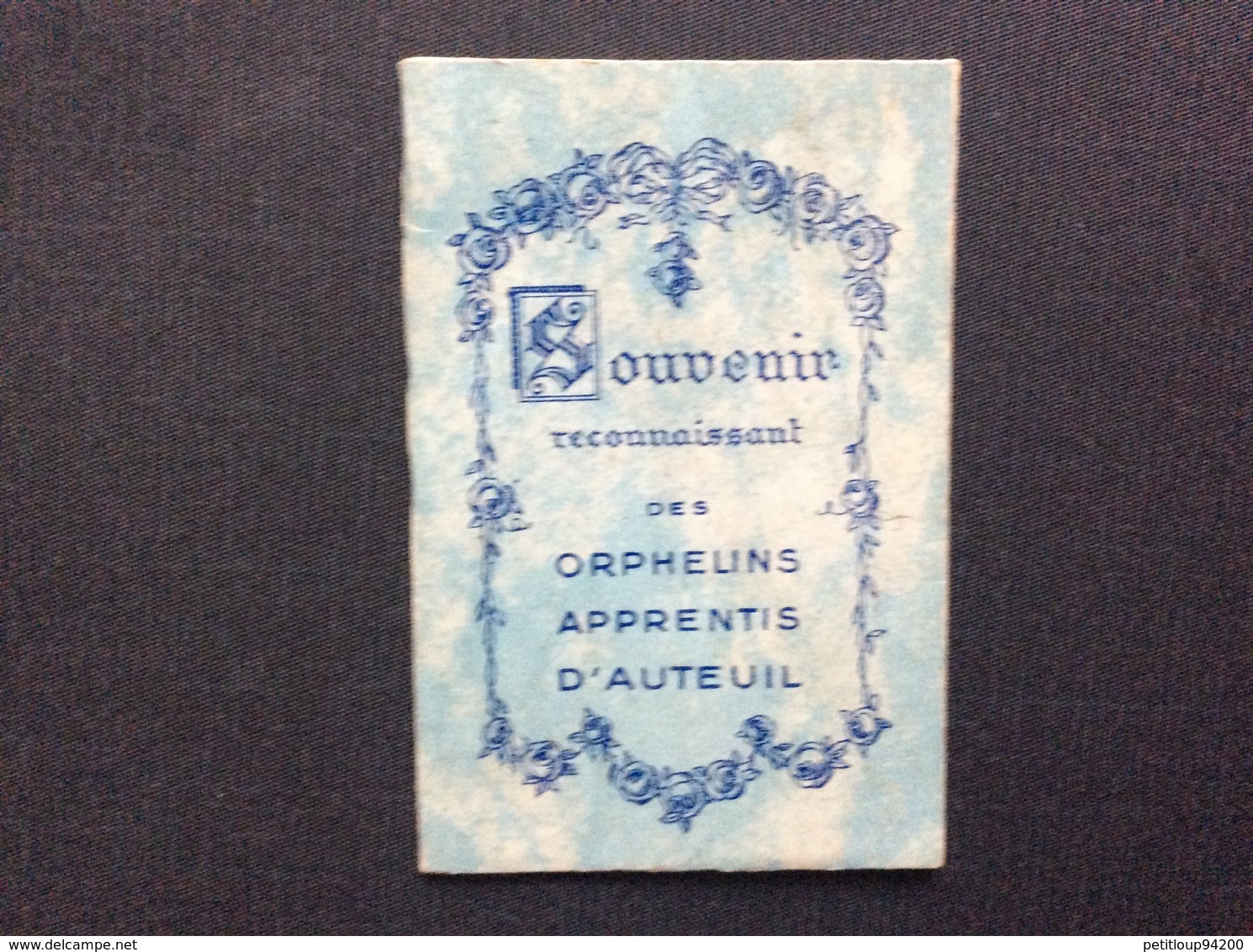 CARNET SOUVENIR DES ORPHELINS D’AUTEUIL SAINTE THÉRÈSE DE L’ENFANT JÉSUS  Médaille - Images Religieuses