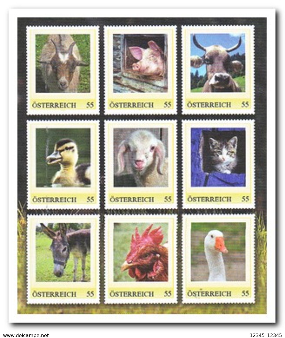 Oostenrijk, Postfris MNH, Farm Animals ( Kronen Zeitung ) - Ongebruikt