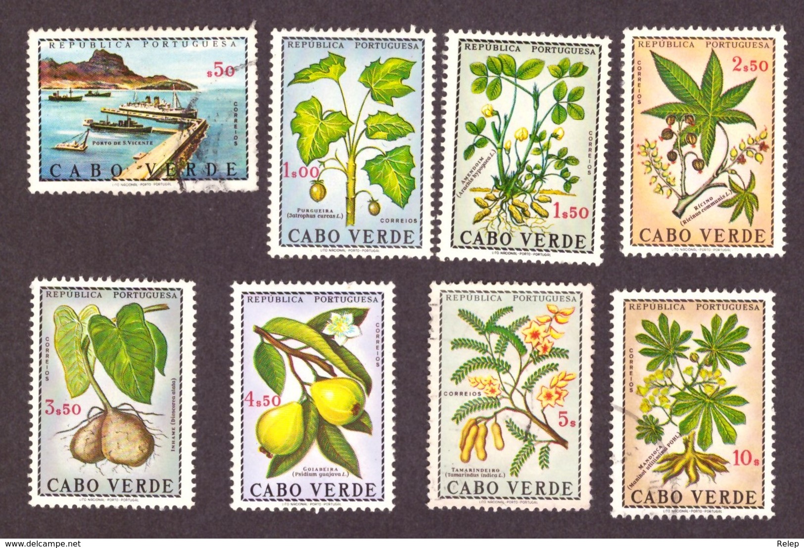 Cabo Verde / Cap Vert - 1968 "Produce Of Cape Verde Islands" Flora - Cap Vert