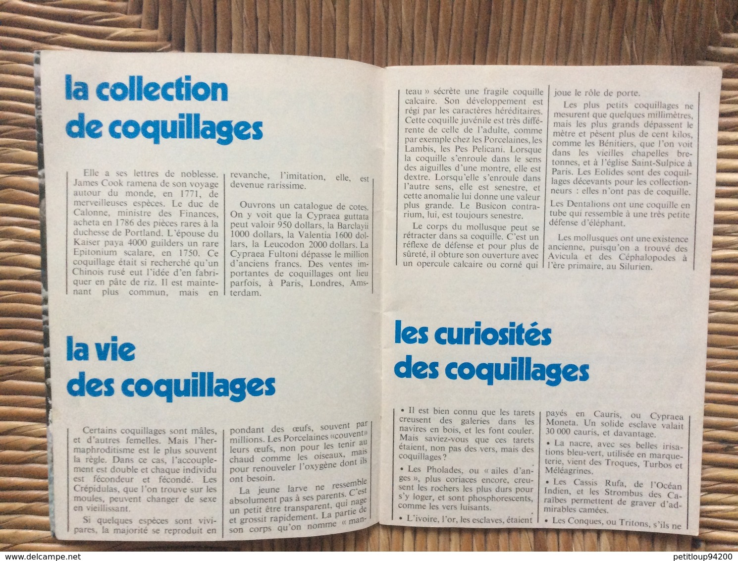 LIVRET PUBLICITAIRE  SHELL  Les Coquillages De Toutes Les Mers Du Monde - Coquillages