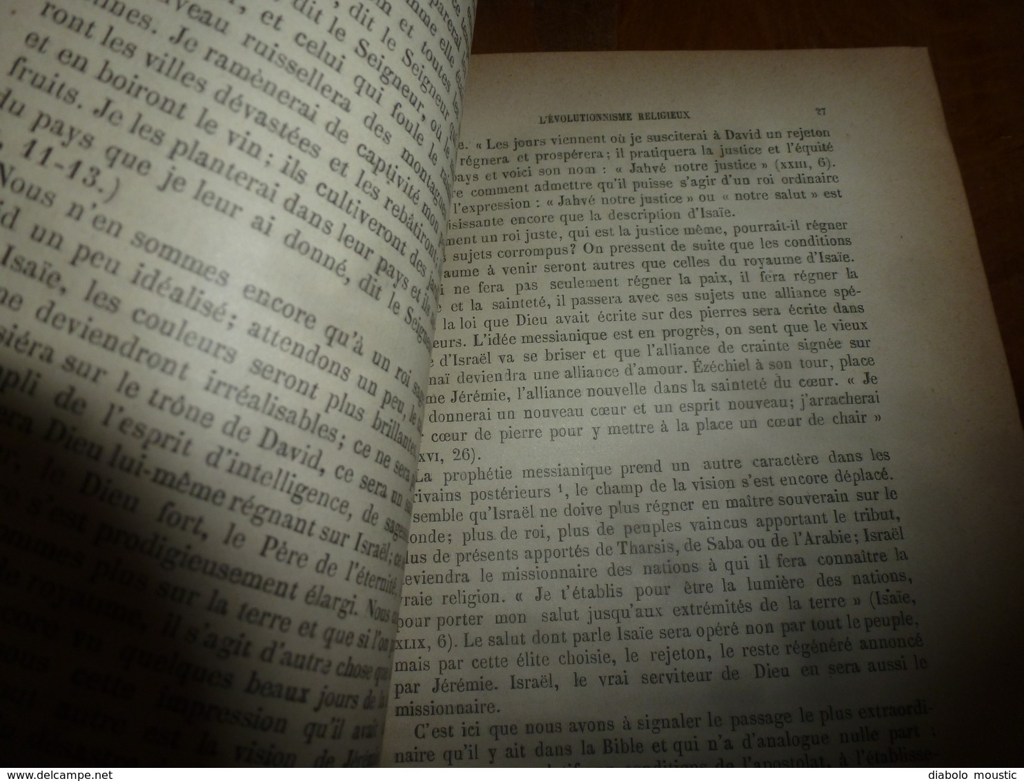 1897      L' ÉVOLUTIONNISME RELIGIEUX     à propos d'un ouvrage de A. Sabatier  (40 pages)