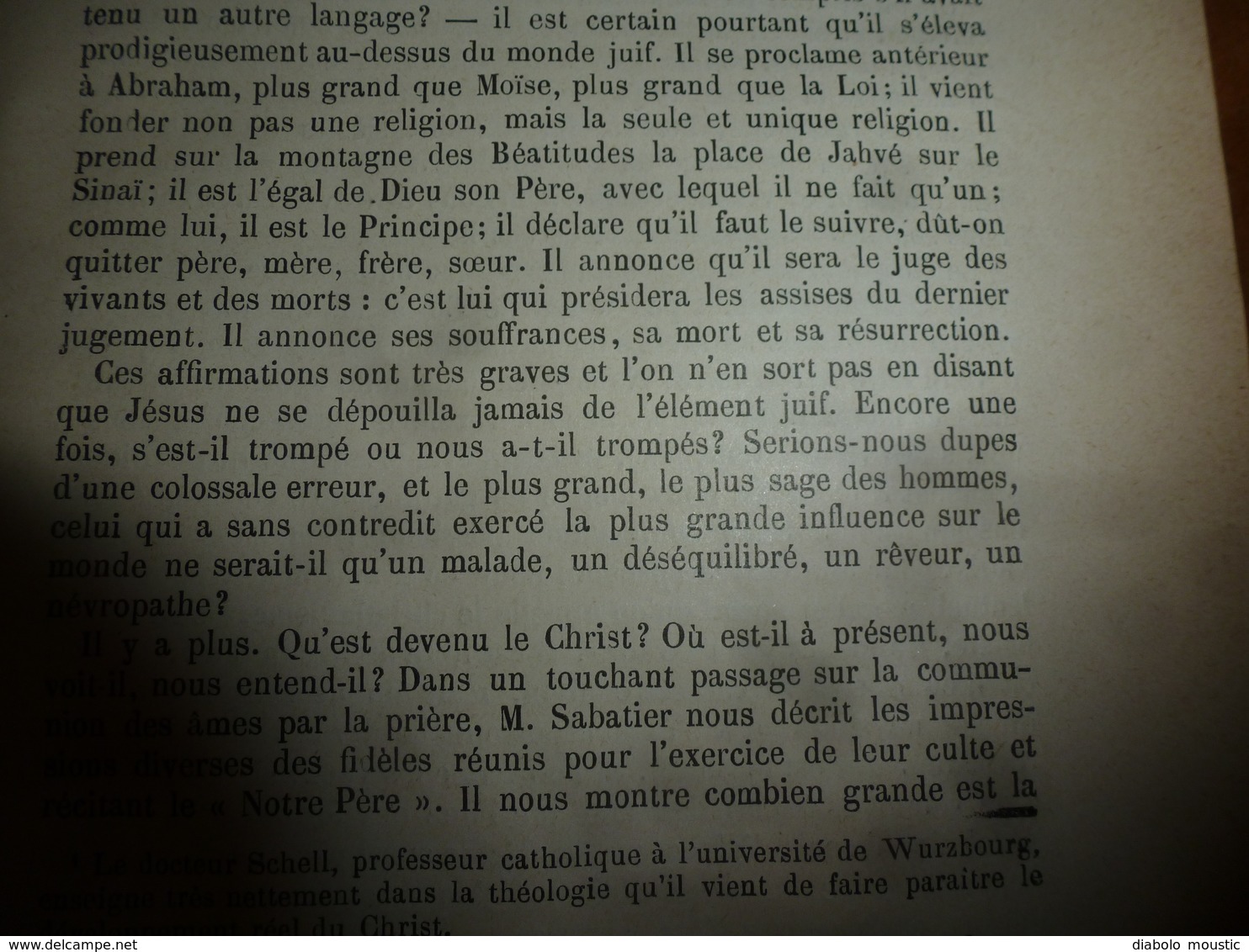 1897      L' ÉVOLUTIONNISME RELIGIEUX     à propos d'un ouvrage de A. Sabatier  (40 pages)