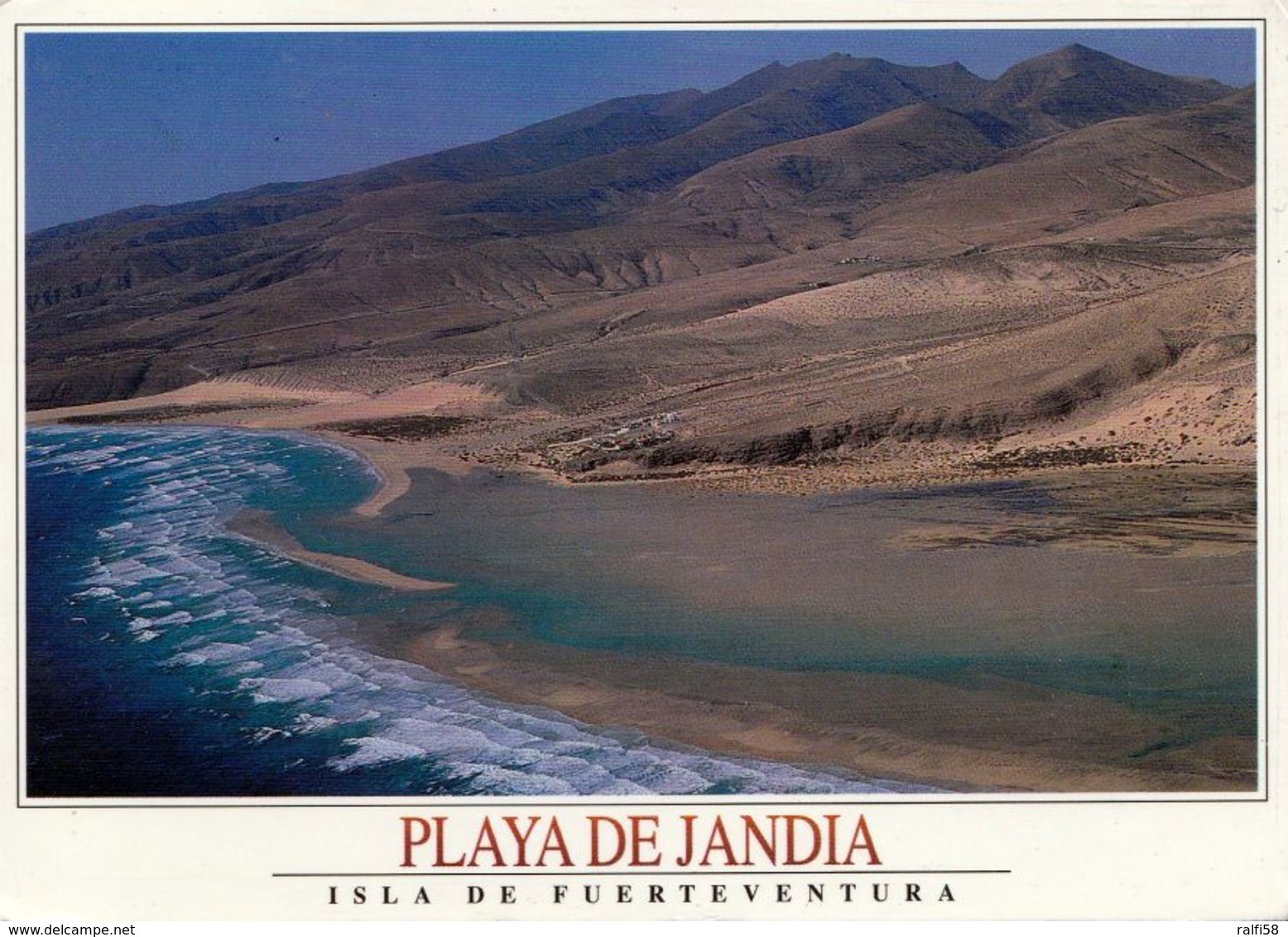 1 AK Insel Fuerteventura * Blick Auf Den Stand Bei Jandia Auf Der Insel Fuerteventura - Luftbildaufnahme * - Fuerteventura