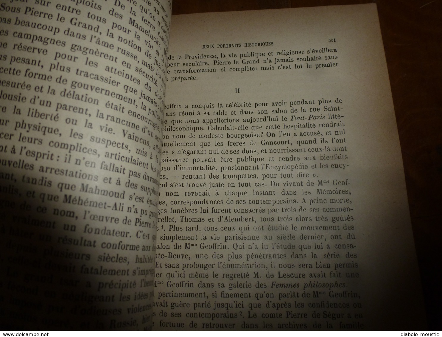 1897    DEUX PORTRAITS HISTORIQUES   Le Fondateur De L'empire Russe     La Mère Des Philosophes   (14 Pages) - Non Classés