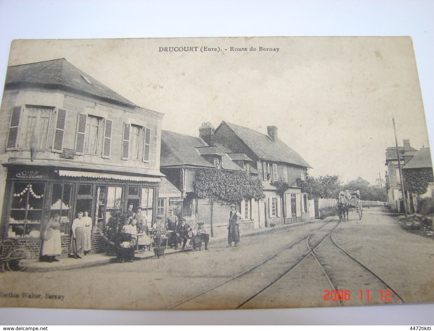 C.P.A.- Drucourt (27) - Route De Bernay - 1916 - SUP (BN 78) - Autres & Non Classés