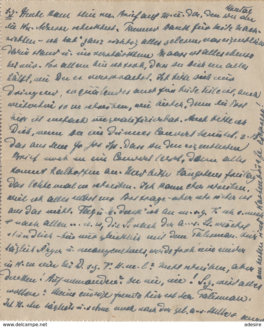 UNGARN EXPRESS ROHRPOST 1918? - 15 F Ganzsache + 4 X 15 F Frankatur, Botendienst ?, Gel.v. Vilagos > Wien VI - Postwaardestukken