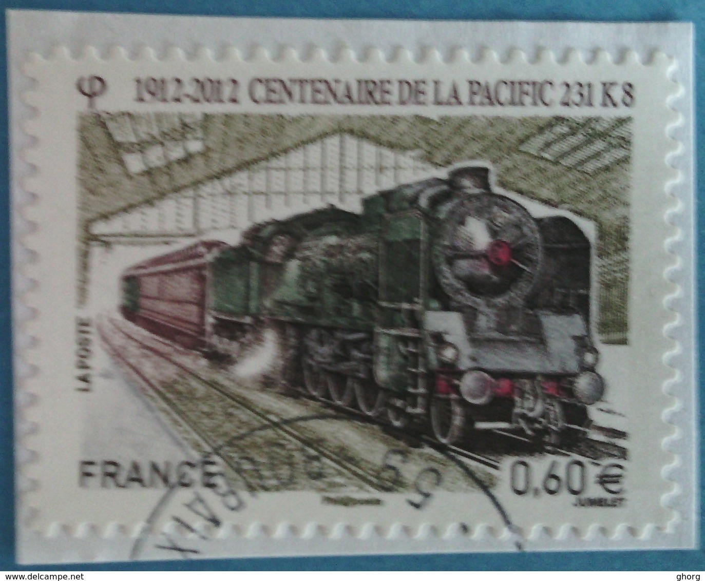 France 2012 : Transport, Train, Centenaire De La Pacific 231K8 N° 711 Oblitéré - Other & Unclassified