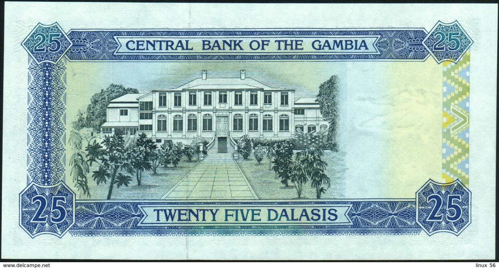 GAMBIA - 25 Dalasis Nd.(1991-1995) UNC P.14 - Gambia