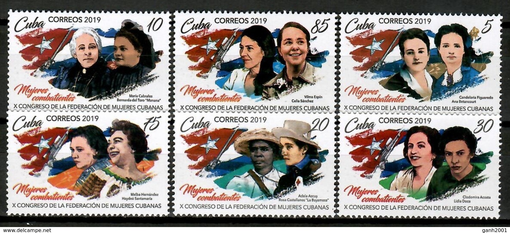 Cuba 2019 / Revolution Women Combatants MNH Mujeres Combatientes Revolución / Cu13304  19 - Nuevos