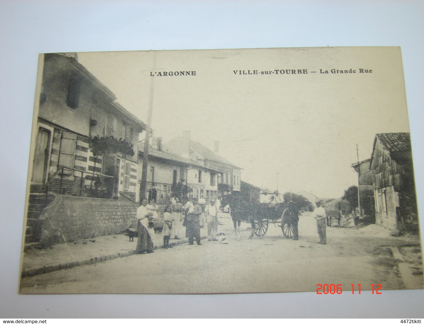 C.P.A.- Ville Sur Tourbe (51) - La Grande Rue - 1916 - SUP (BN 89) - Ville-sur-Tourbe