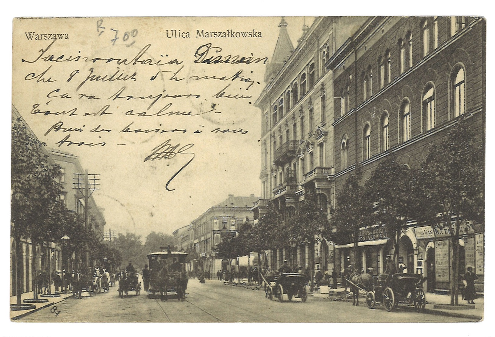 Carte Postale Ancienne Warszawa - Russie